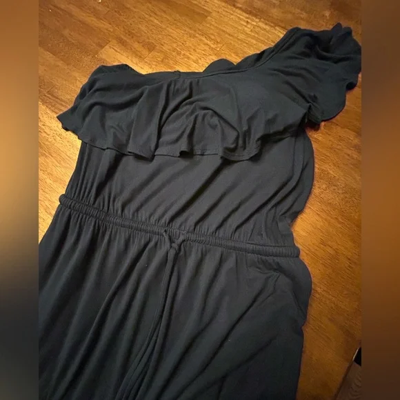 Soma Soft Jersey One-Shoulder Maxi Bra Dress - Picture 4 of 16